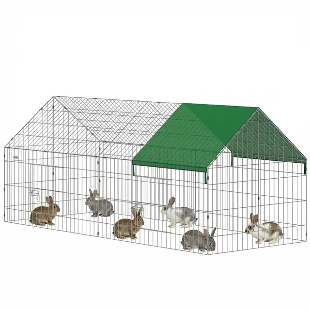 pawhut kleintierstall kaninchenstall