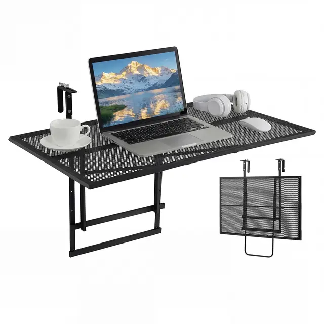 costway balkontisch klappbar 80x50 cm