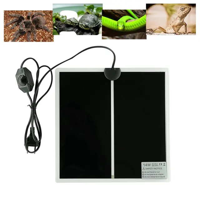 fipasen 14w terrarium heizmatte 28x28 cm
