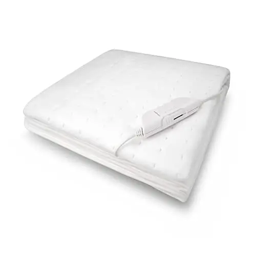 medisana HU 662 Wärmeunterbett 150 x 80 cm, Heizdecke mit Abschaltautomatik und Überhitzungsschutz, elektrische Wärmedecke für das Bett mit Wärme in 6 Temperaturstufen, waschbar