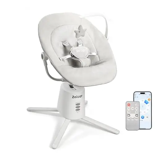 Zoicay S3000 Babywippe elektrisch mit Fernbedienung und Bluetooth