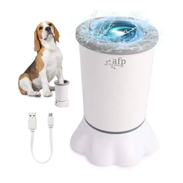 ALL FOR PAWS Automatischer Pfotenreiniger USB für kleine Hunde