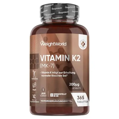 WeightWorld K2 MK7 Tabletten