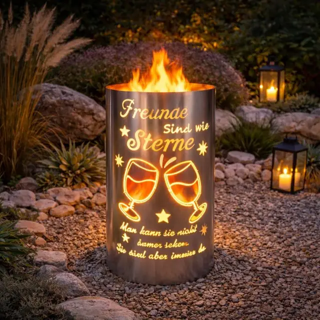 tiko-design feuertonne freunde sind wie