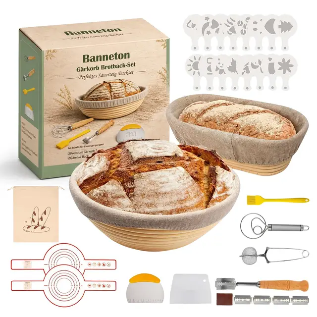 skymico 14-teilig sauerteig starter set