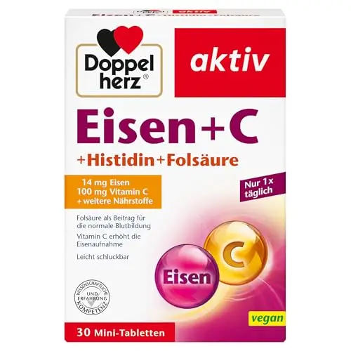 Doppelherz Eisen + C + Folsäure Tabletten