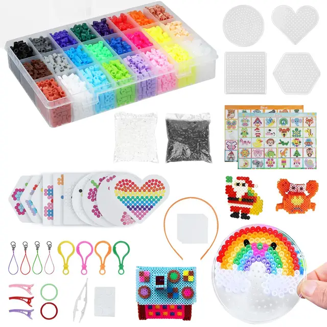 wiksite 6300 bügelperlen set 24 farben