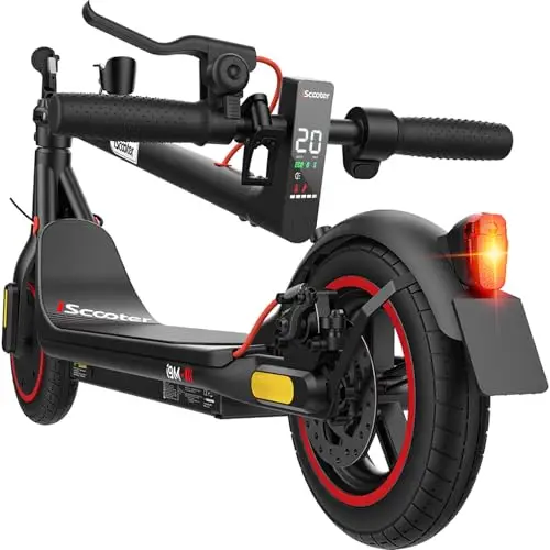E Scooter mit Straßenzulassung für Erwachsene Teenager 14+ mit App, Max 30/20km Reichweite 20km/h, ABE Faltbarer E Roller mit 10/8.5 Zoll Luftreifen, Leicht Tragbar Elektroroller für Stadtpendler