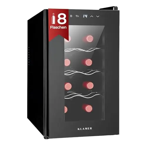 klamer weinkühlschrank 8 flaschen