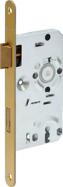 ABUS - Einsteckschloss für Zimmertüren ES BB R G 55 72 20-61674, Gold