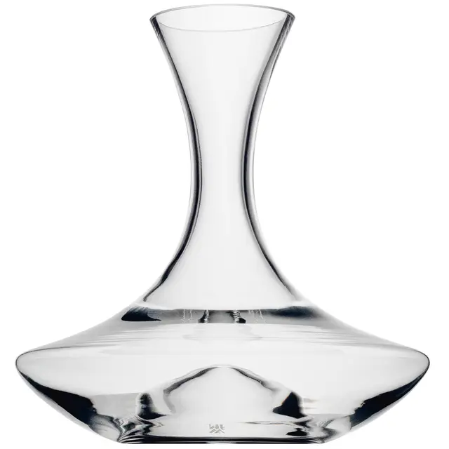WMF Weindekanter mit Hohlboden 1,5l, Höhe 24,6 x 22,7 x 22,6, Glas, Dekantierflasche für Rotwein, Weinbelüfter, pflegeleicht, formschön, edel, hochwertig, Durchsichtig