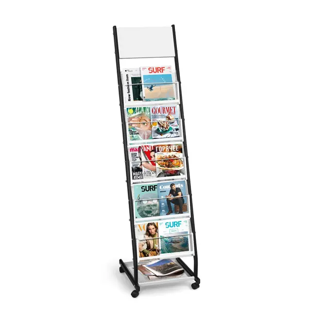 sundoy 5-etagen zeitungsständer auf