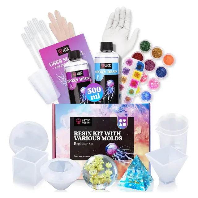 let's resin 500ml harz gießset anhänger