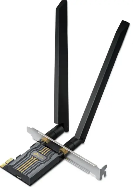 TP-Link Archer TBE400E, WLAN-Adapter, Wi-Fi 7, BE6500, 2.4GHz/5GHz/6GHz WLAN, Bluetooth 5.4, PCIe x1