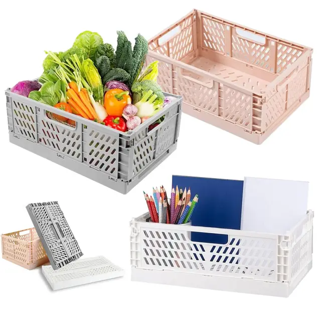 wintfarm Klappbox faltbare Aufbewahrungskiste 3er-Set 30×20×12 cm