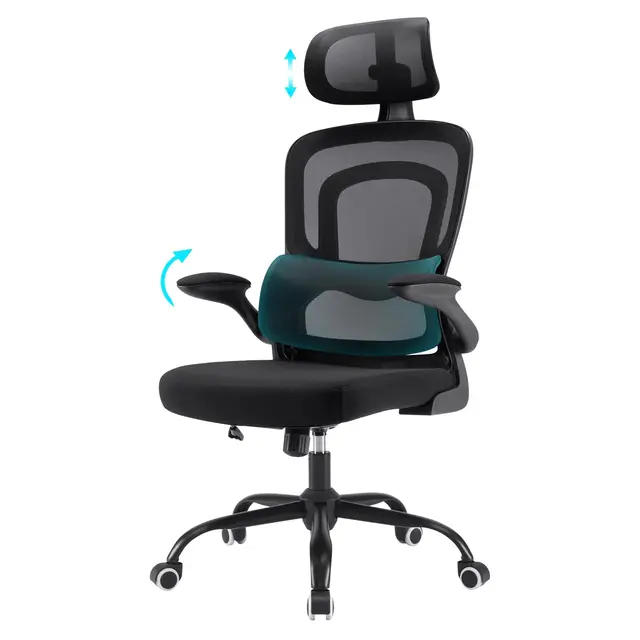 Farini CAM01680TW Ergonomischer Bürostuhl