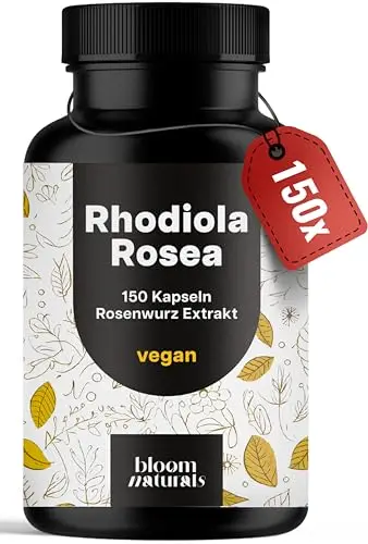 Bloom Naturals Rhodiola Rosea Kapseln