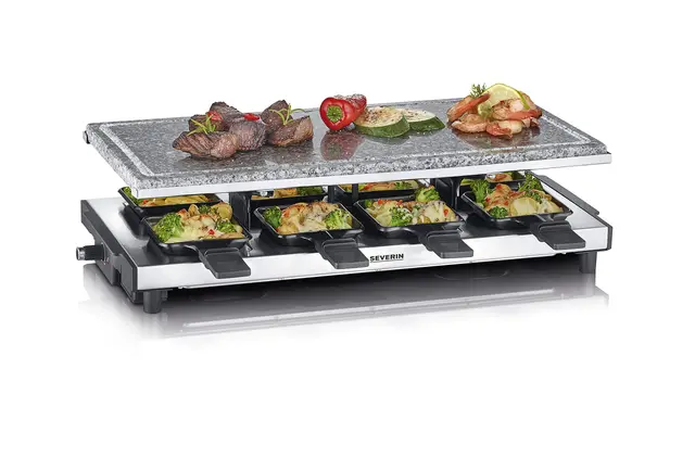 severin raclette naturgrillstein rg 2374