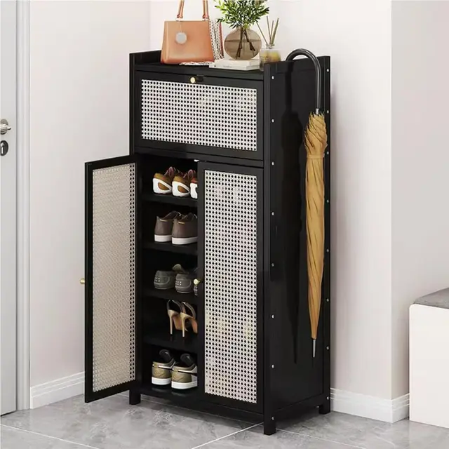 generisch schuhschrank bambus