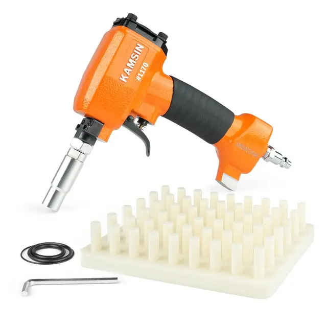 1170 Pneumatischer Dekorationsnagler Druckluft-Reißnageltacker passend für 10,8–11,7 mm Reißnägel zur Möbelpolsterung, Innendekoration und Hobbybastelarbeiten