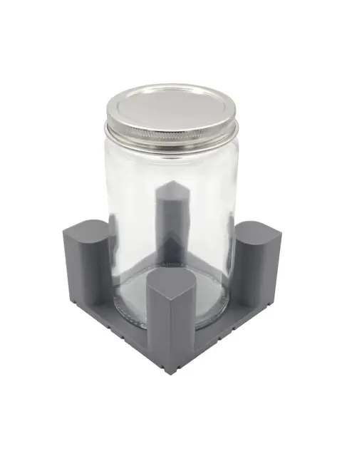 Gude 3D Designs Schubladeneinsatz Gewürzhalter-Set CH-H-V1 Dunkelgrau