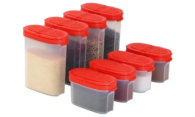 SIGNORA WARE Premium Gewürzboxen Set mit Streuer 8er Pack