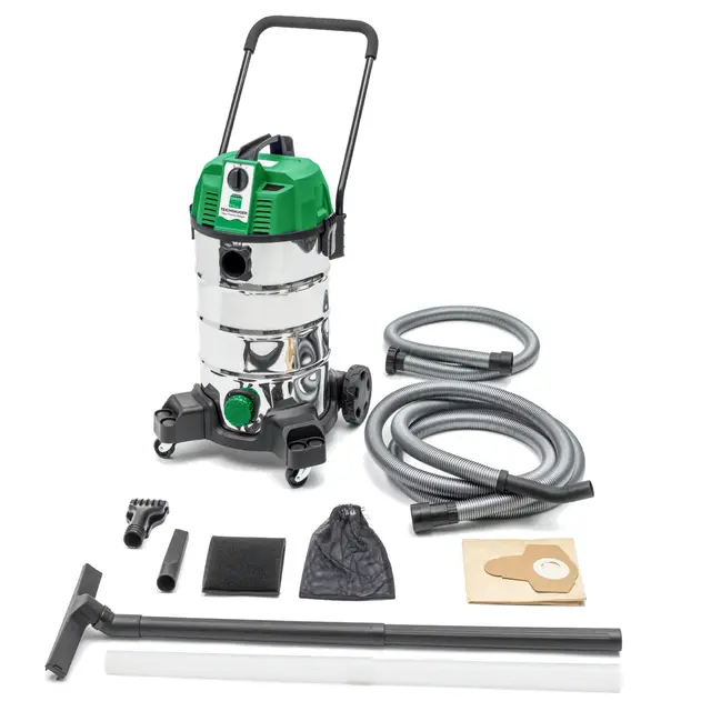 Wagner Green Teichsauger 35 Liter VA | komplett Teichschlammsauger für die Reinigung für Gartenteich Schwimmteich Fischteich Pool und Haus