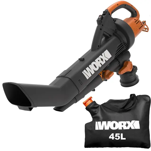 worx wg505e trivac laubbläser