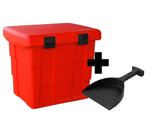 daken streugutbehälter 108 liter rot