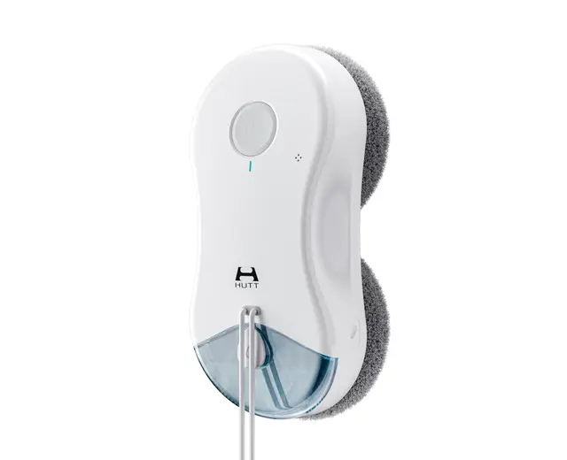 HUTT DDC55 PRO Fensterputzroboter – Multi-Surface Reinigungsroboter für Fenster, Fliesen, Spiegel & Wände – 5400Pa Saugleistung, Dualmotor-Rotation, KI-Navigation & Puls-Sprühfunktion