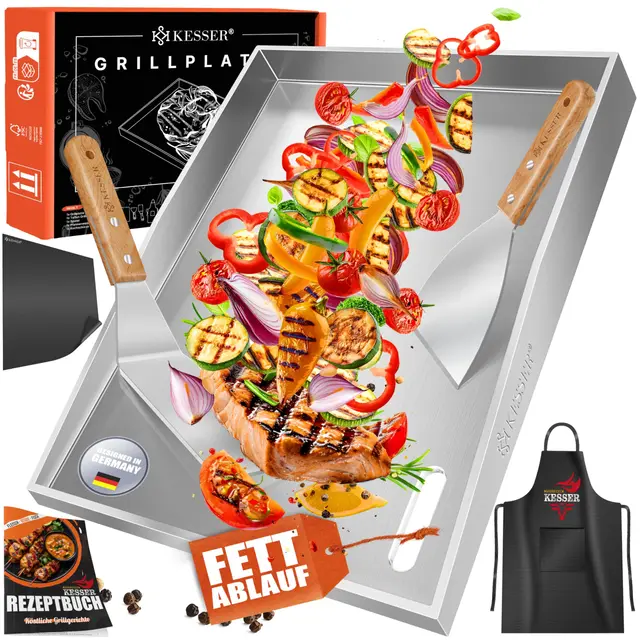 kesser plancha edelstahl 40x30cm
