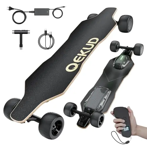 Elektro-Skateboard mit Fernbedienung für Erwachsene und Jugendliche, 2000W/1100W/900W Motor, einstellbare Geschwindigkeit