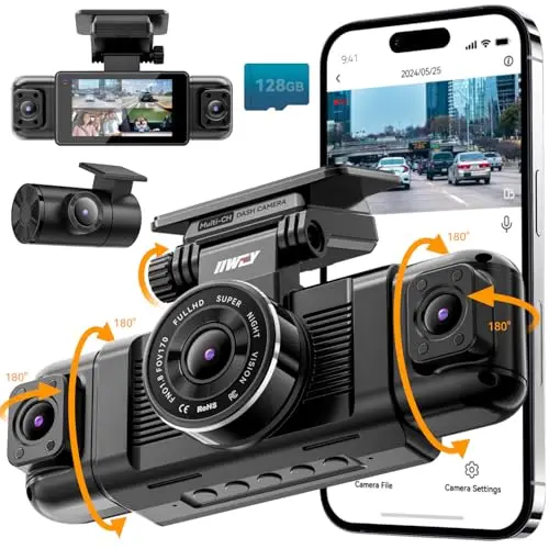 iiwey n5 dashcam 4-kanal 360°