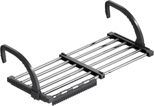 64-110cm heizkörper Wäscheständer heizkörpertrockner wäscheständer Balkon, ausziehbar wäschetrockner, multifunktional wäschetrockenständer