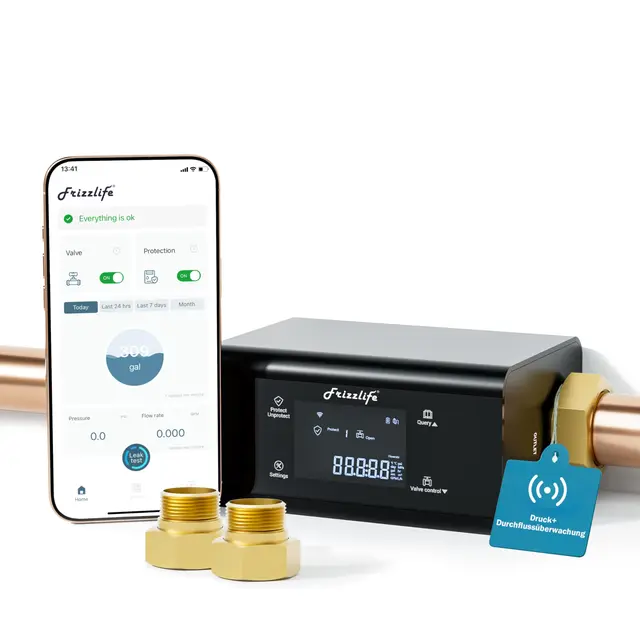 frizzlife lp365-p wassermelder wlan