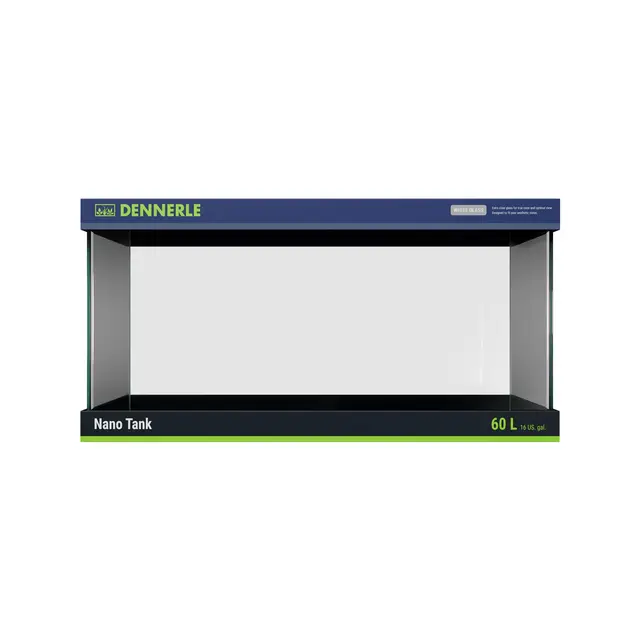 dennerle nano tank white glass 60 liter