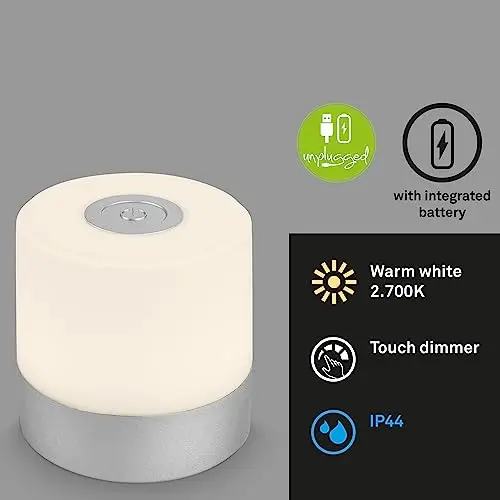 briloner mini led tischlampe kabellos