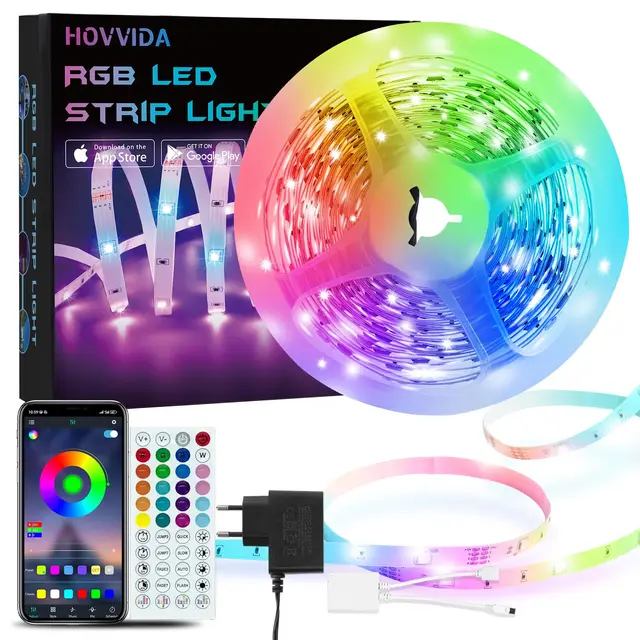 hovvida led strip 5m rgb