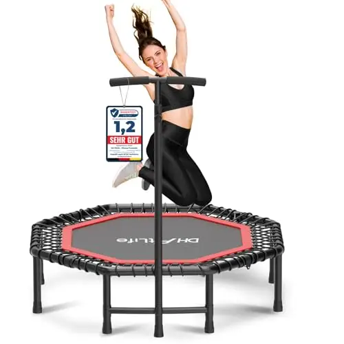 DH FitLife Bbc07-a Klappbarer Fitness-Trampolin