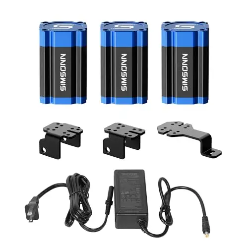 SIMSONN Rennsimulator-Pedale Vibrationsmotormodul VAM und VAM Pro Haptic Pedals Reactor (VAM PRO 3 PCS PER SET)