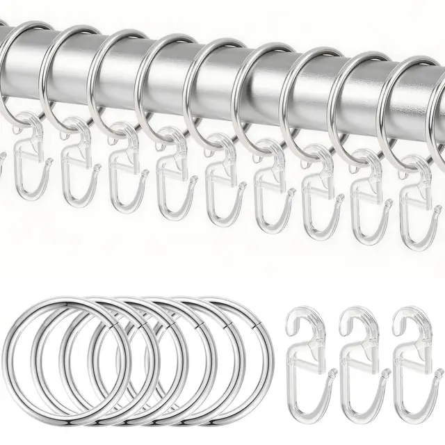 redamancy gardinenringe metall mit