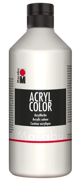marabu acryl color weiß 500 ml