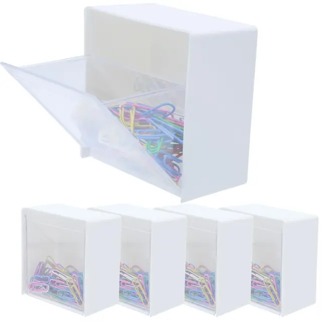 4 Stück Wand Aufbewahrungsbox,Wandmontage Organizer Kosmetik Container Box,Wattepads Aufbewahrung Aufbewahrungsbox Selbstklebend für Schlafzimmer,Badezimmer,Kosmetik,Wattebällchen,Wattestäbchen