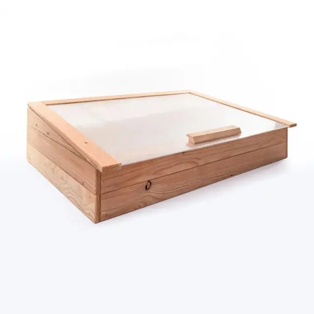 mega holz premium frühbeet 116x76x30
