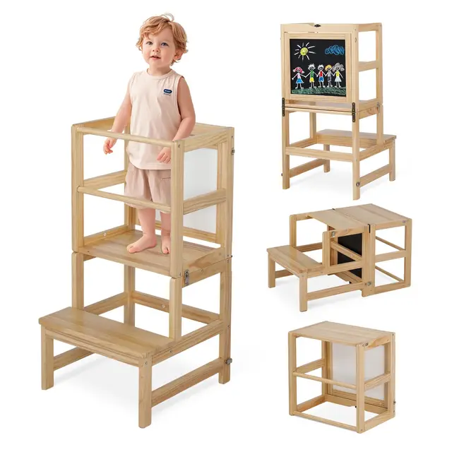 bonnlo lernturm mit drehbarer tafel