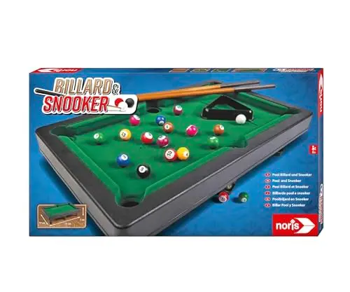 noris - Pool Billiard & Snooker - Aktionsspiel für Die ganze Familie - Spielzeug ab 4 Jahre