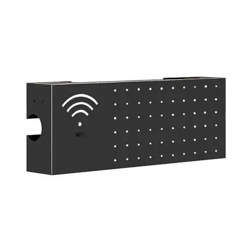 Wandmontierte WiFi-Router-Aufbewahrungsbox, WiFi-Kabel, Versteckte Box, Multifunktionales Aufbewahrungsregal, Router, Dekorative Abdeckung, Kabelmanagement-Hider-Organizer Für Büro Und Zuhause