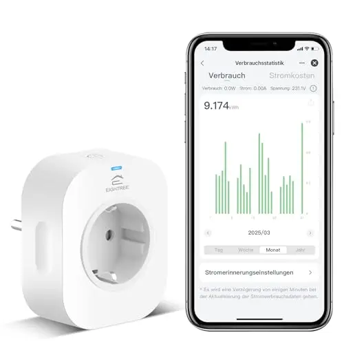 eightree wlan steckdose mit strommessung