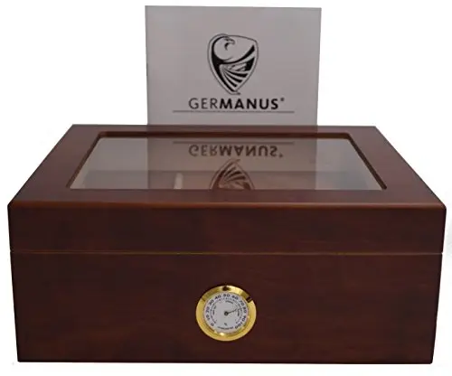 germanus humidor classic desk braun für