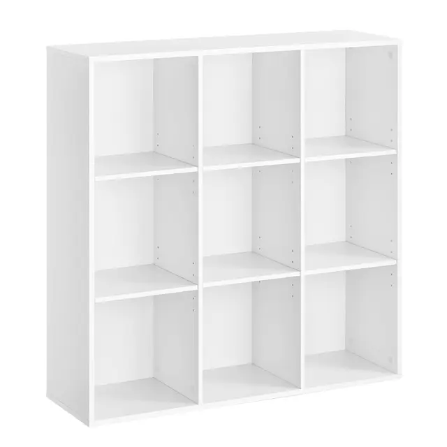 vasagle custos bücherregal 9 fächer